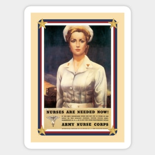 Vintage USA Army Nurse Corps Sticker